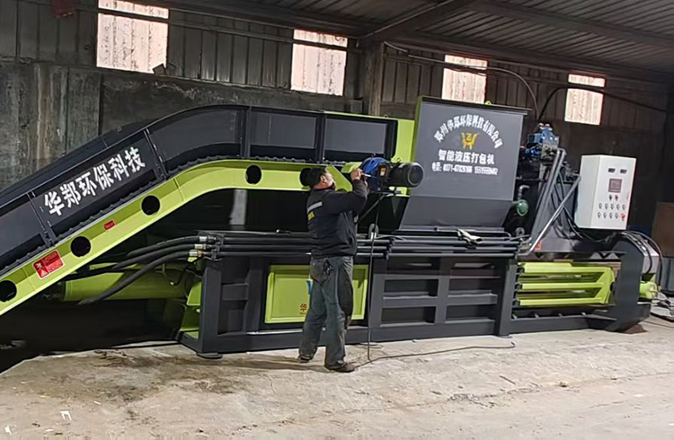 一字型固廢打包機(jī)